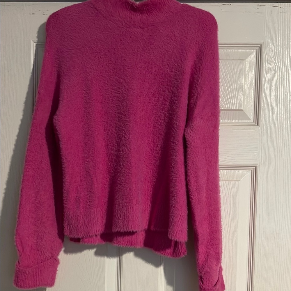 Hot pink super soft sweater